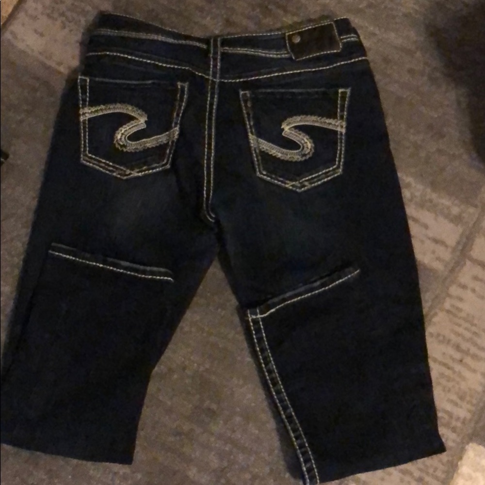 Silver capris